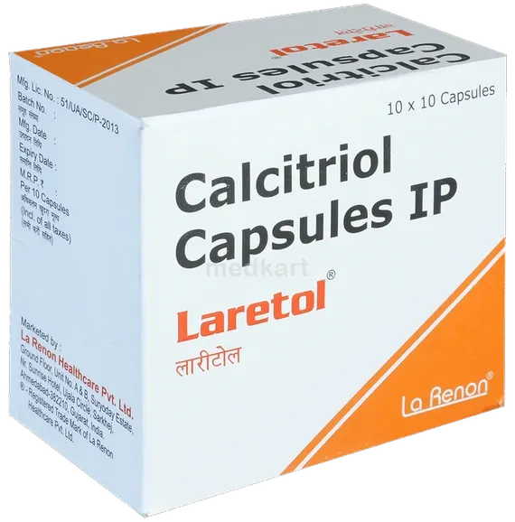 laretol 0.25mcg capsule 10's